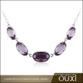 OUXI hot sale replica 925 silver jewelry made with quality crystals